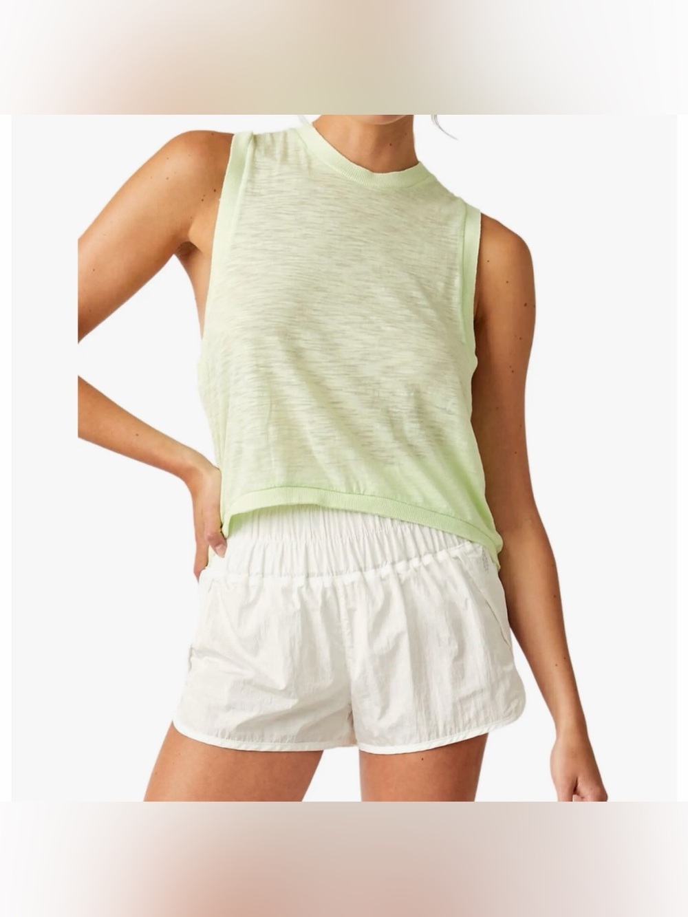 2 FREE PEOPLE Movement Love Tank
Lavender Tie-Dye/ Lime‎ Green